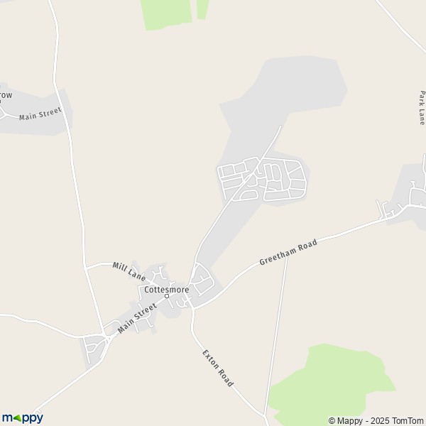 Map Cottesmore: map of Cottesmore (LE15 7) and practical information