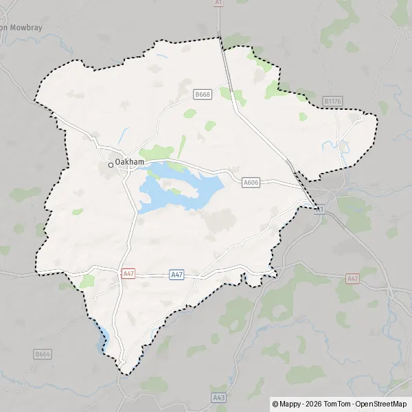 Map Rutland: map of Rutland (LE15 7) and practical information