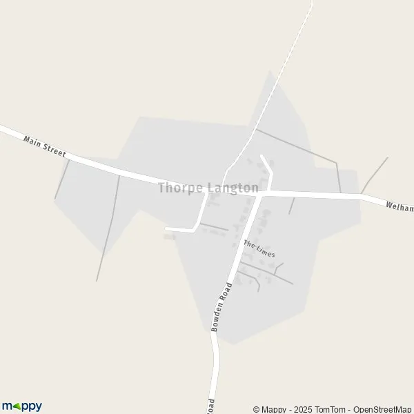 Map Thorpe Langton map of Thorpe Langton (LE16 7) and practical information