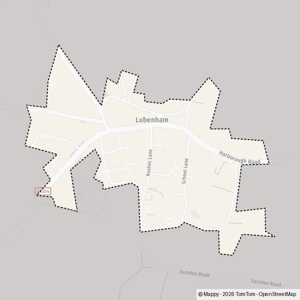 Map Lubenham: map of Lubenham (LE16 9) and practical information