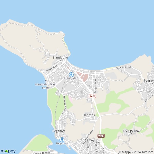 Map Llandudno: map of Llandudno (LL30 2) and practical information