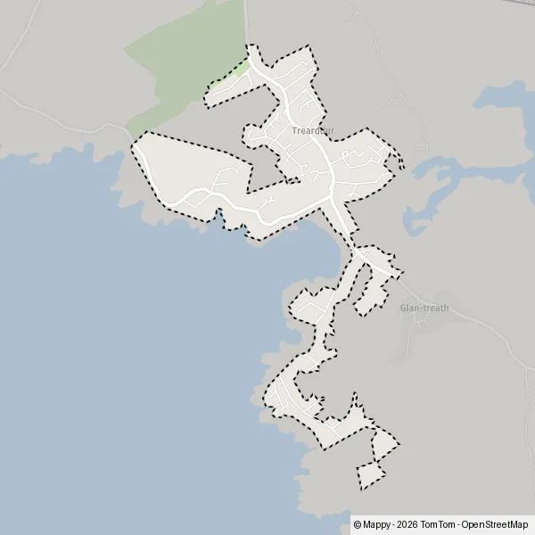 Map Trearddur: map of Trearddur (LL65 2) and practical information