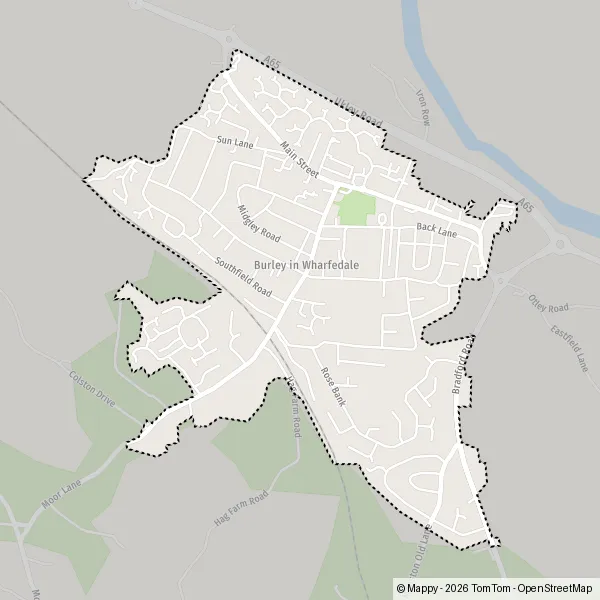 Map Burley In Wharfedale Map Of Burley In Wharfedale LS29 7 And