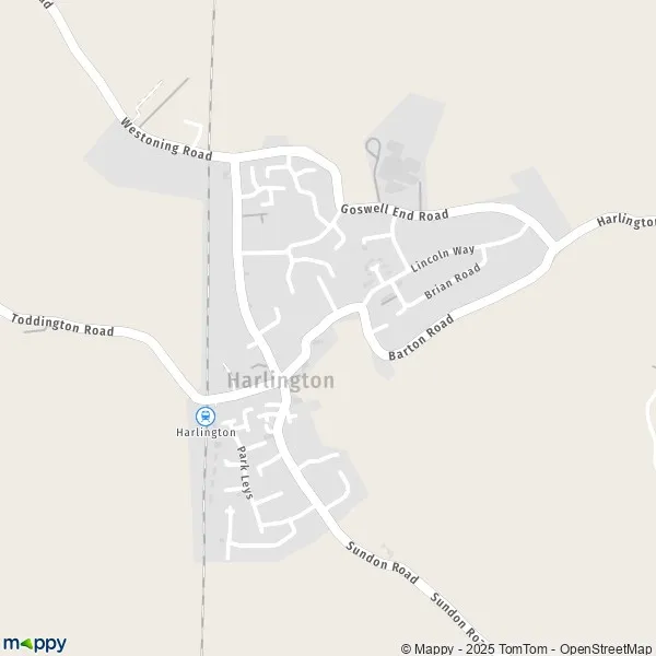 Map Harlington map of Harlington (LU5 6) and practical information