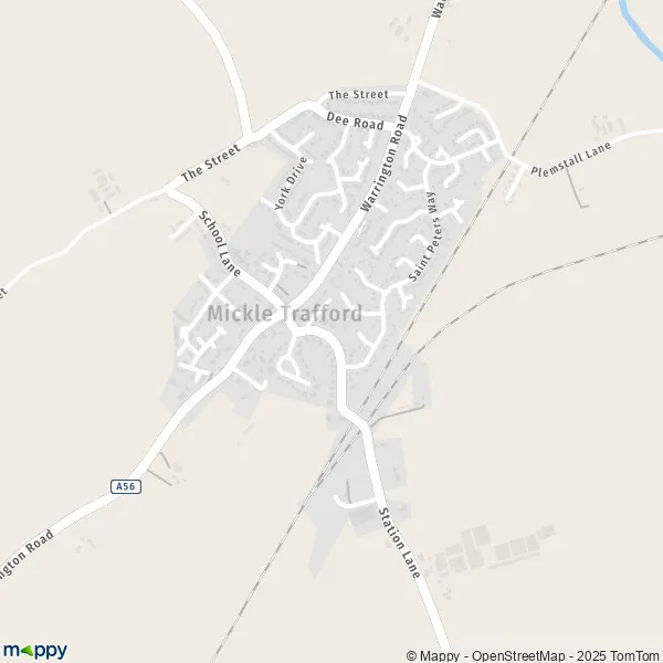 Map Trafford map of Trafford (M31 4) and practical information