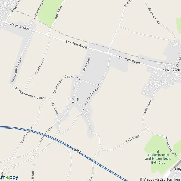 Map Hartlip map of Hartlip (ME9 7) and practical information