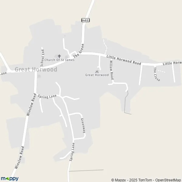 Map Great Horwood map of Great Horwood (MK17 0) and practical information