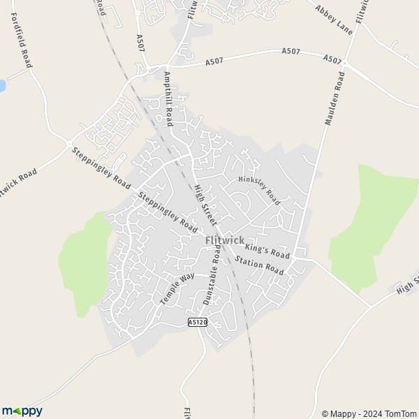 Map Flitwick: map of Flitwick (MK45 1) and practical information