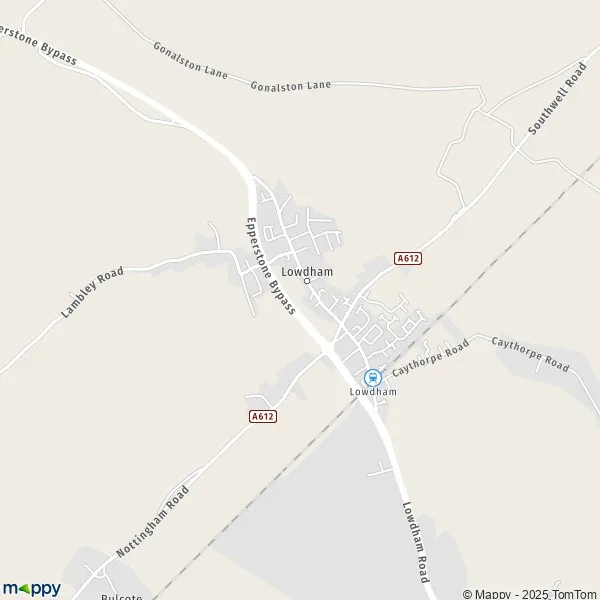 Map Lowdham map of Lowdham (NG14 7) and practical information