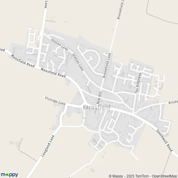 Map Farnsfield map of Farnsfield (NG22 8) and practical information