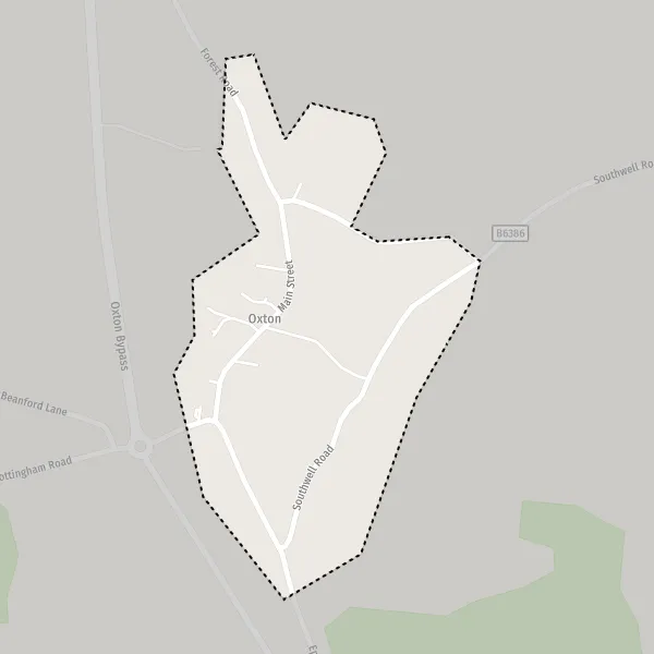 Map Oxton: map of Oxton (NG25 0) and practical information