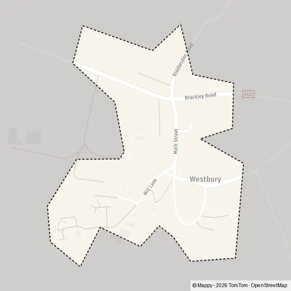 Map Westbury: map of Westbury (NN13 5) and practical information