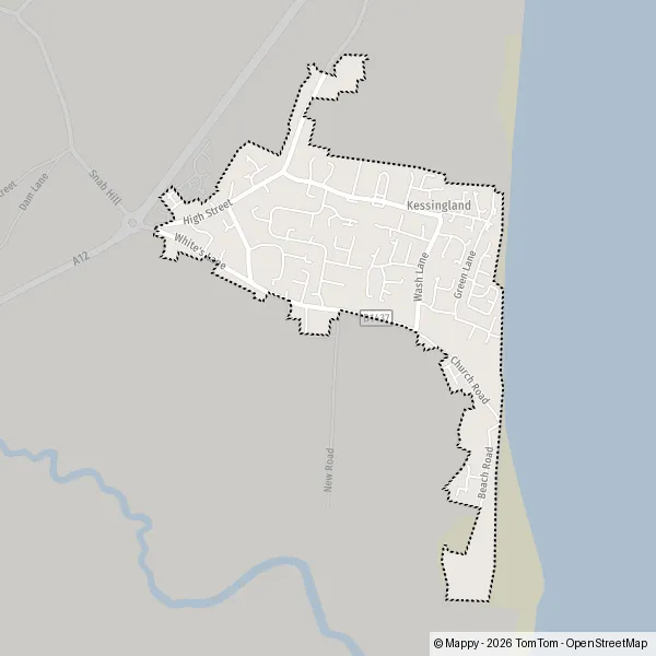 Map Kessingland: map of Kessingland (NR33 7) and practical information