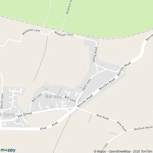 Map Barnby map of Barnby (NR34 7) and practical information