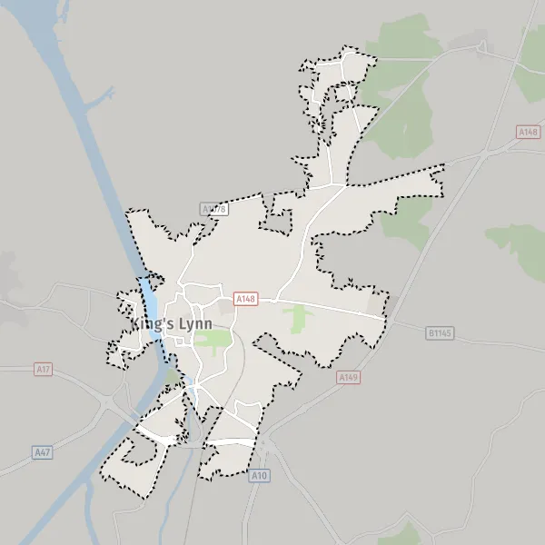 Map King's Lynn and West Norfolk: map of King's Lynn and West Norfolk ...