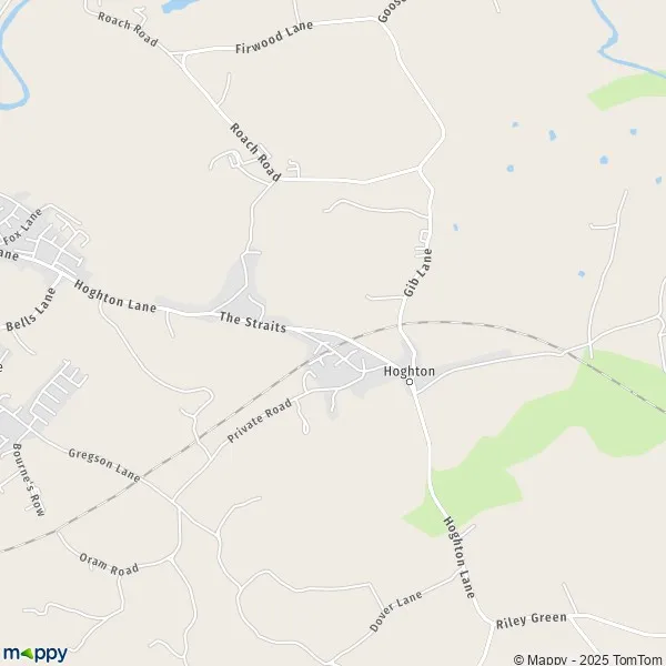 Map Hoghton map of Hoghton (PR5 0) and practical information