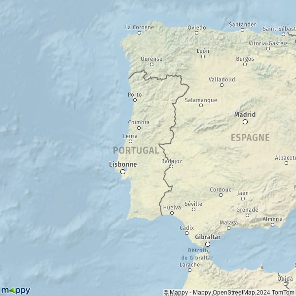 Map of Continental Portugal map of Continental Portugal and practical