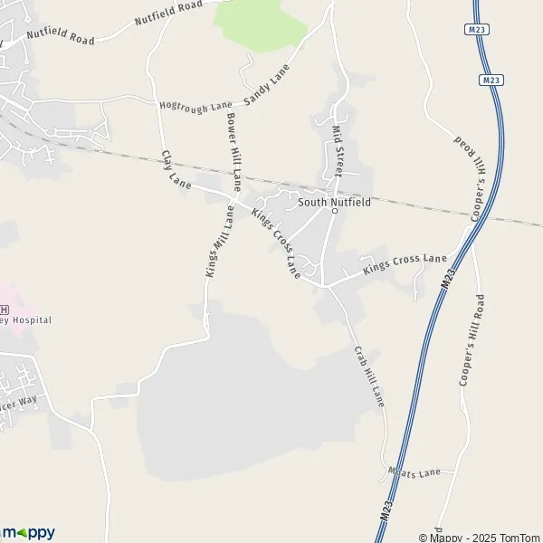 Map South Nutfield map of South Nutfield (RH1 5) and practical information