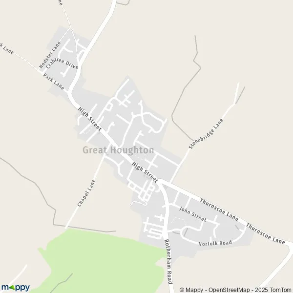 Map Great Houghton map of Great Houghton (S72 0) and practical information