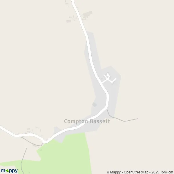 Map Compton Bassett map of Compton Bassett (SN11 8) and practical