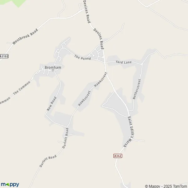 Map Bromham map of Bromham (SN15 2) and practical information