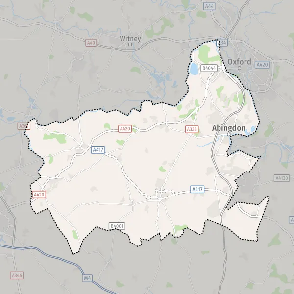 Map Vale of White Horse map of Vale of White Horse (SN7 7) and