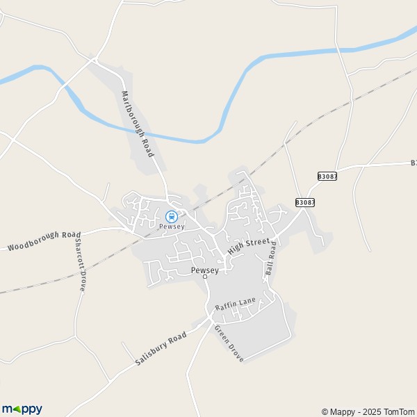 Map Pewsey: map of Pewsey (SN9 5) and practical information