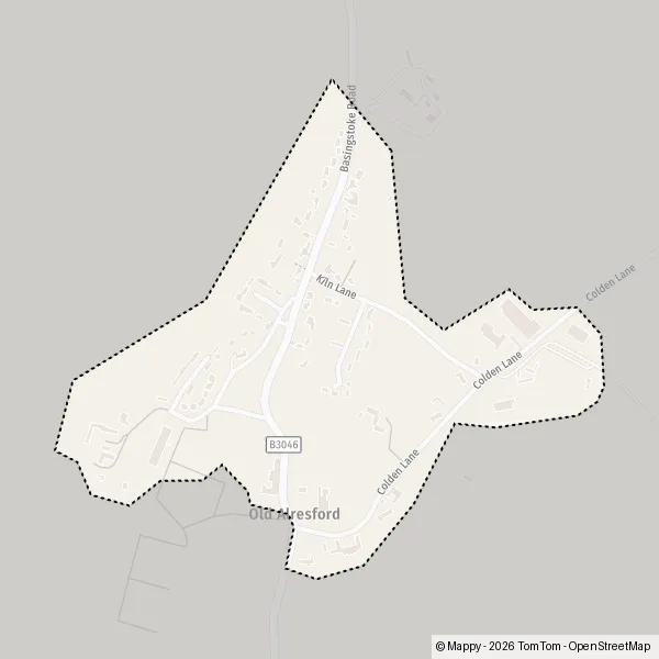 Map Old Alresford: map of Old Alresford (SO24 9) and practical information