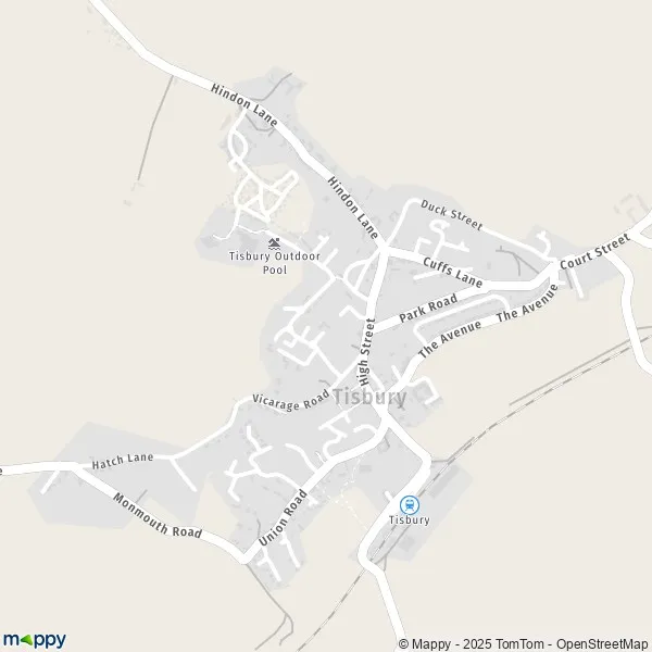 Map Tisbury map of Tisbury (SP3 6) and practical information