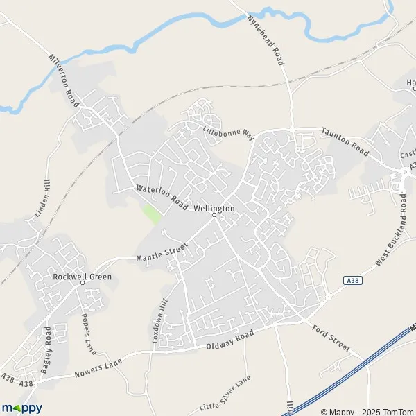 Map Wellington map of Wellington (TA21 8) and practical information