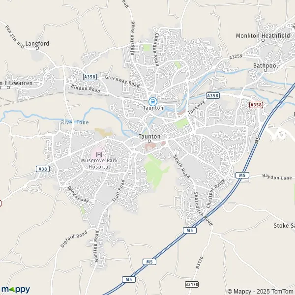 Map Taunton Deane map of Taunton Deane (TA4 3) and practical information