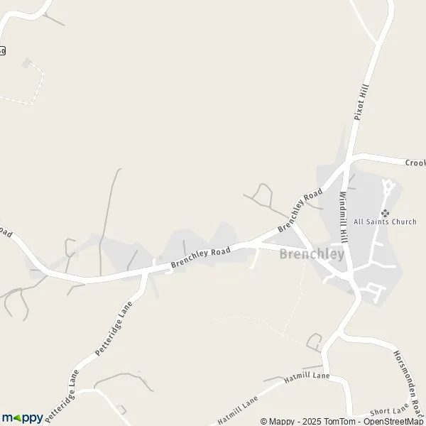 Map Brenchley map of Brenchley (TN12 7) and practical information