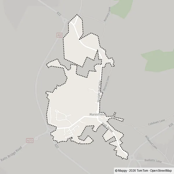 Map Maresfield: map of Maresfield (TN22 2) and practical information