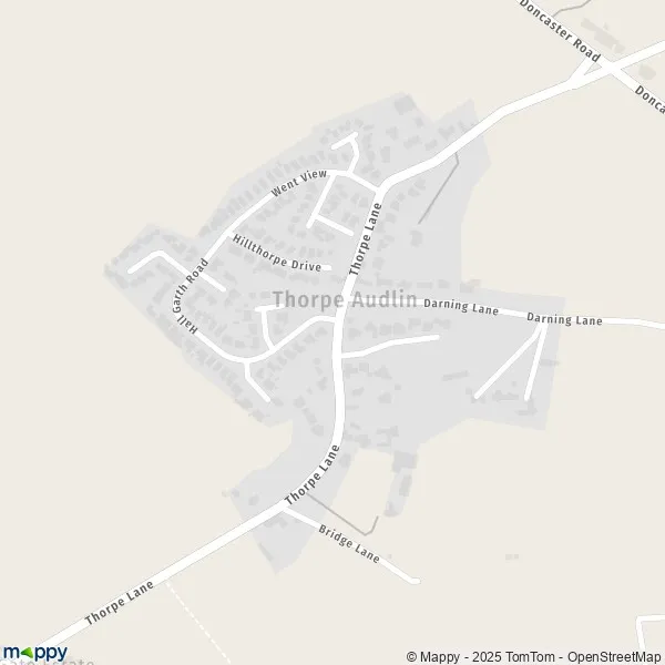 Map Thorpe Audlin map of Thorpe Audlin (WF8 3) and practical information