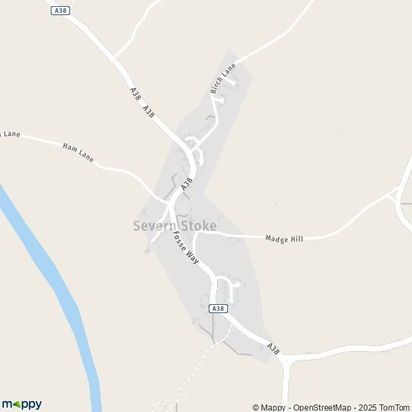 Map Severn Stoke map of Severn Stoke (WR8 9) and practical information