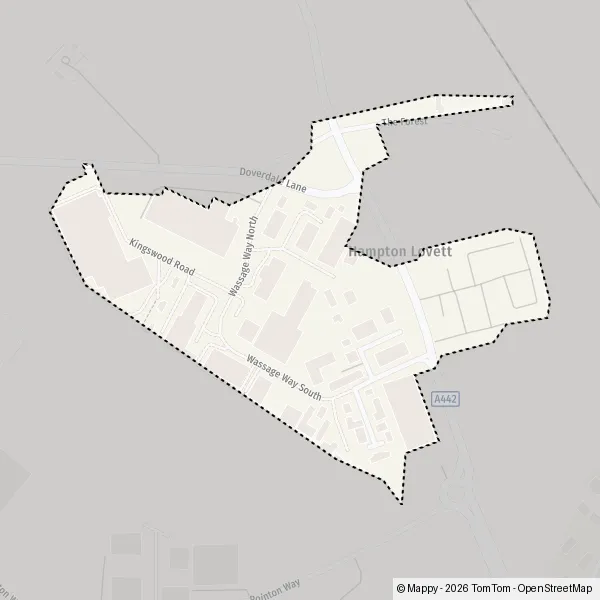 Map Hampton Lovett: map of Hampton Lovett (WR9 0) and practical information