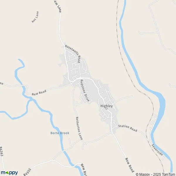 Map Highley map of Highley (WV16 6) and practical information