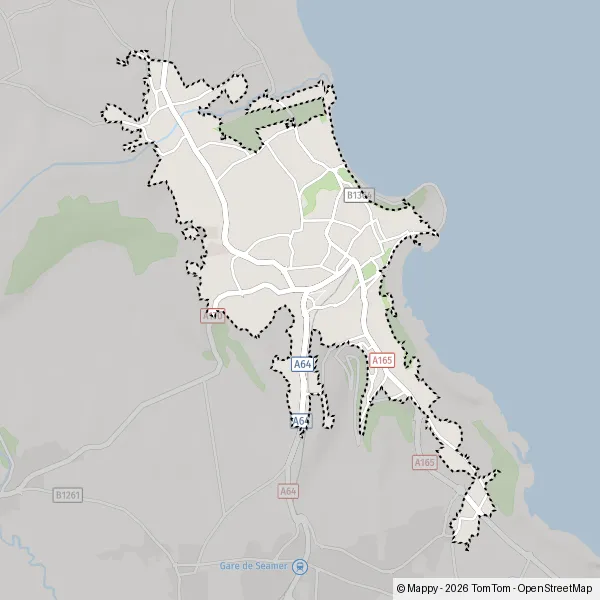 Map Scarborough: map of Scarborough (YO22 5PA) and practical information