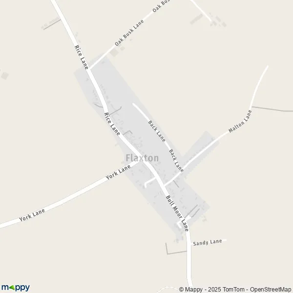 Map Flaxton map of Flaxton (YO60 7) and practical information